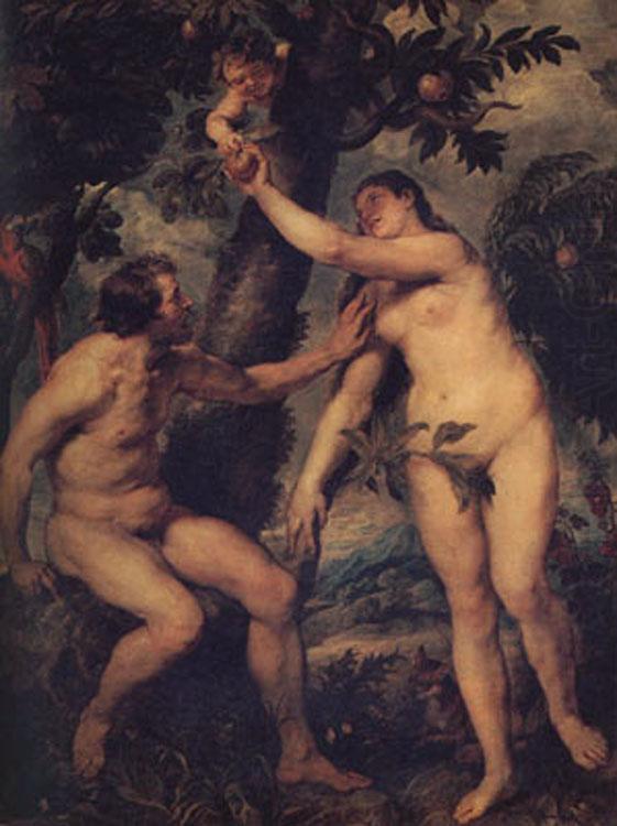 Peter Paul Rubens The Fall of Man (mk01) china oil painting image